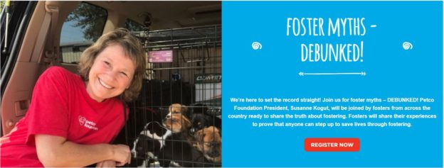 Webinar – 5/13/20 – Foster Myths – Debunked – Petco Foundation
