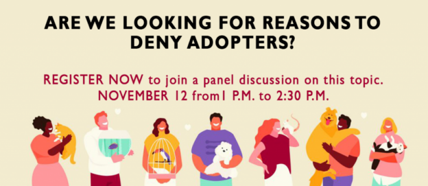 Webinar – 11/12/20 – Are We Looking for Reasons to Deny Adopters? – The AAWA & NEFHS