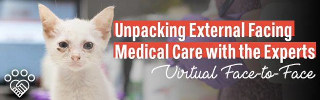 Online Event – 6/3/21 – Unpacking External Facing Medical Care with the Experts Virtual Face-to-Face – American Pets Alive!