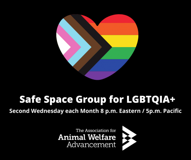 Zoom Meeting – 2nd Wednesdays – Safe Space for LGBTQIA+ Animal Welfare Professionals – The AAWA