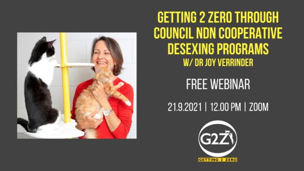 Webinar – 9/20/21 – Getting 2 Zero through Council NDN Cooperative Desexing Programs – Getting 2 Zero