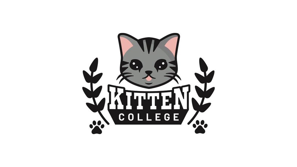 Kitten College logo - Animal Welfare League of Arlington