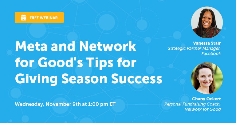 Meta and Network for Good Giving Season Success Tips webinar