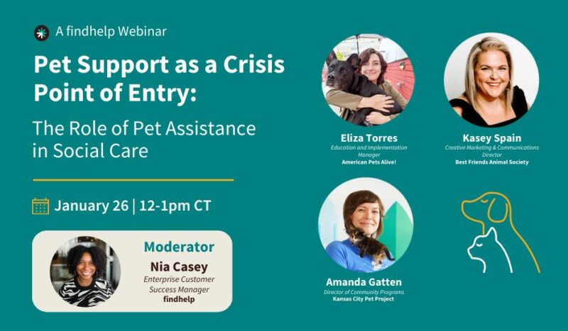 Pet support as a crisis point of entry - findhelp webinar
