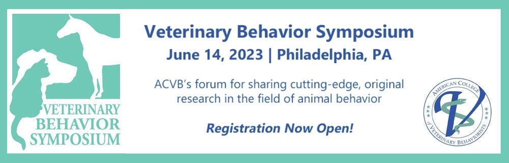 Veterinary Behavior Symposium 2023