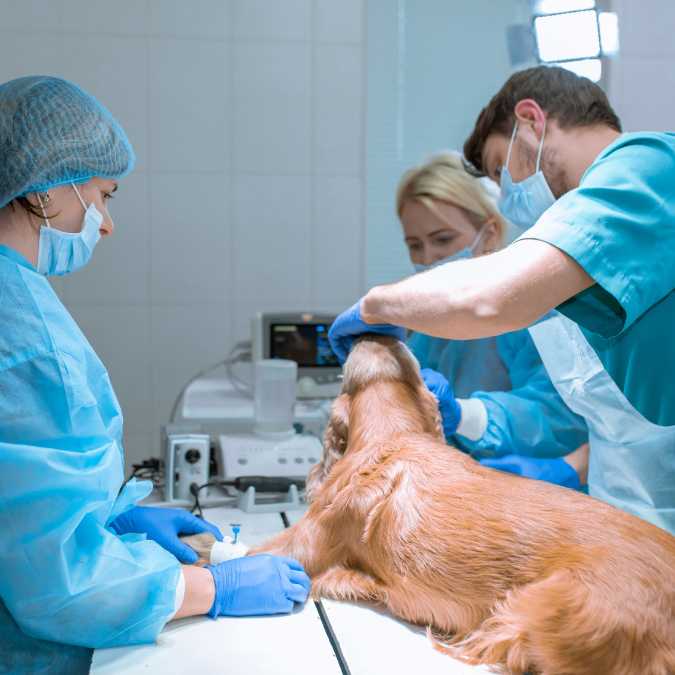 A dog is prepped for intubation via VETGirl