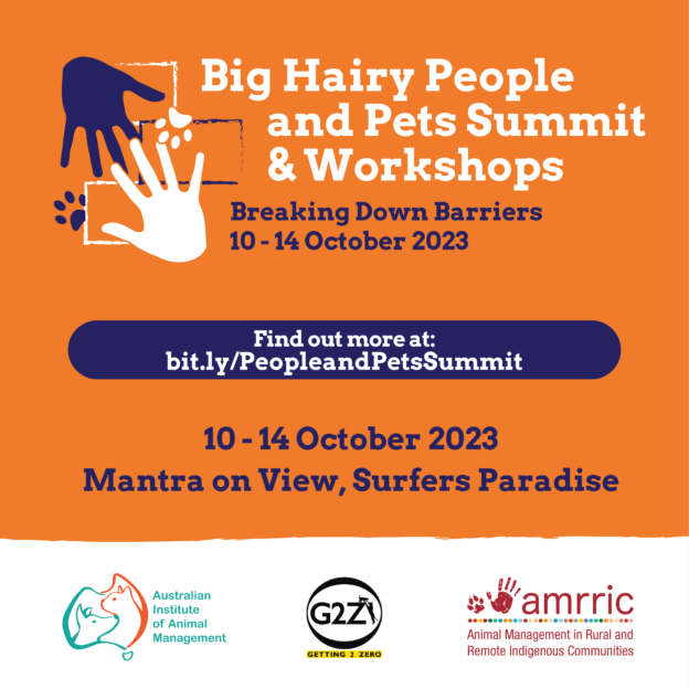 Online Event – 10/9/23 to 10/13/23 – Big Hairy People and Pets Summit & Workshops – Getting2Zero (fee applies)