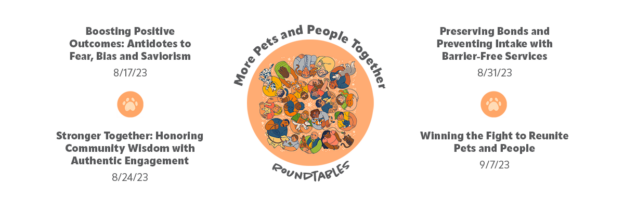 Online Event – 8/31/23 – Preserving Bonds and Preventing Intake with Barrier-Free Services – California for All Animals