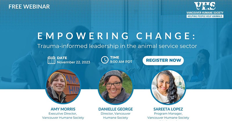 Empowering change: Trauma-informed leadership in the animal service sector