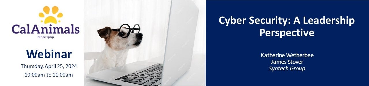 Cyber Security CalAnimals webinar